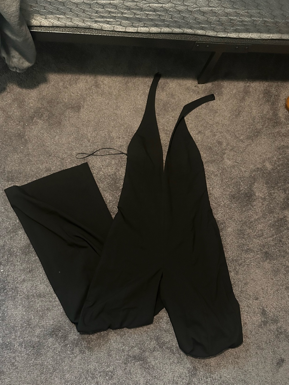 Zara Black Wide-Leg Women's Jumpsuit